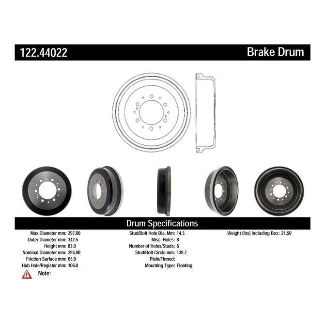 CEN CENTRIC PARTS 12244022