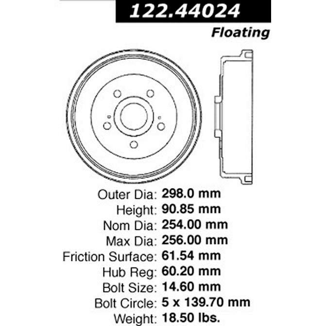 CEN CENTRIC PARTS 12244024