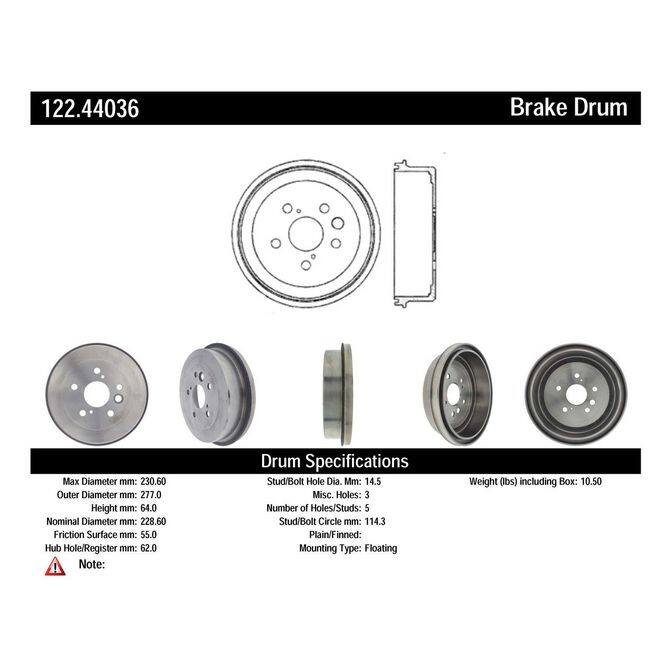 CEN CENTRIC PARTS 12244036