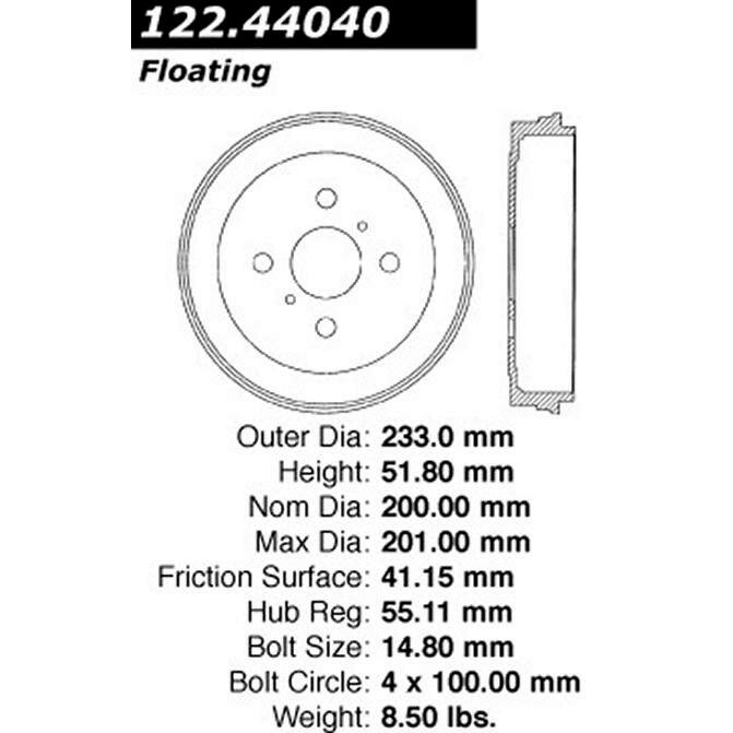 CEN CENTRIC PARTS 12244040