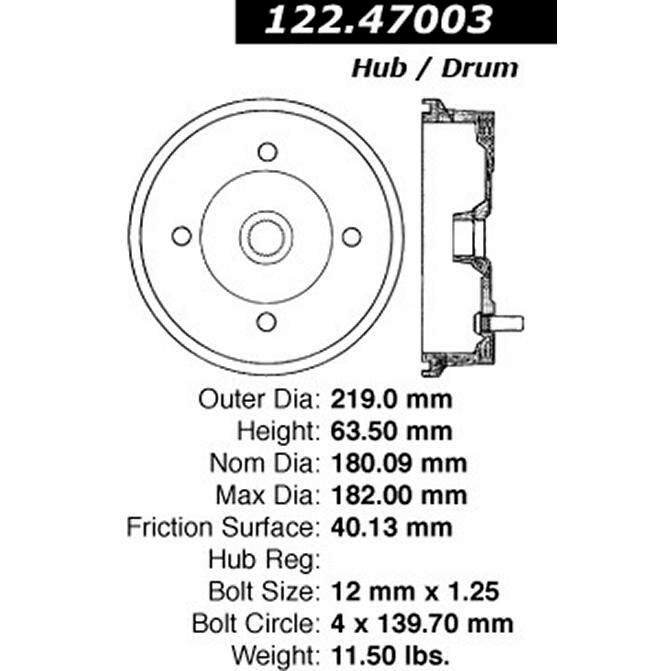 CEN CENTRIC PARTS 12247003