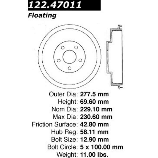 CEN CENTRIC PARTS 12247011