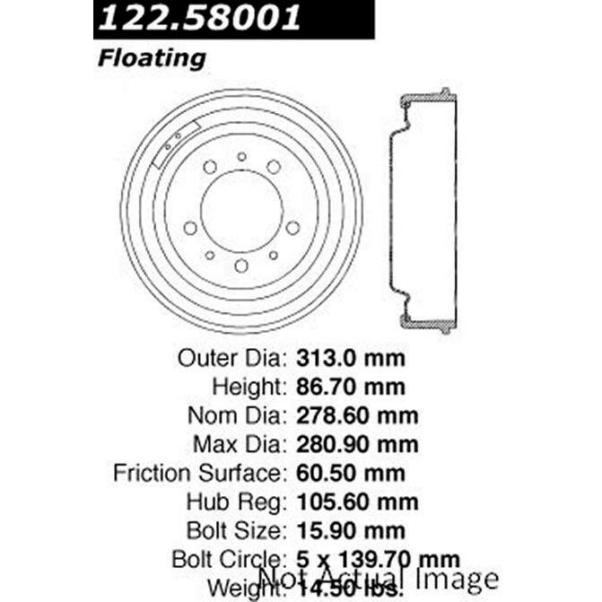 CEN CENTRIC PARTS 12258001