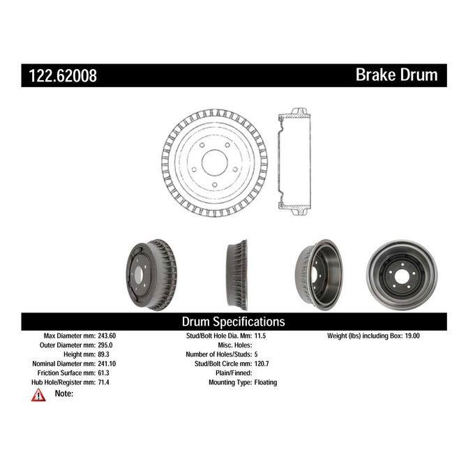 CEN CENTRIC PARTS 12262008