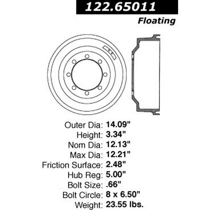 CEN CENTRIC PARTS 12265011