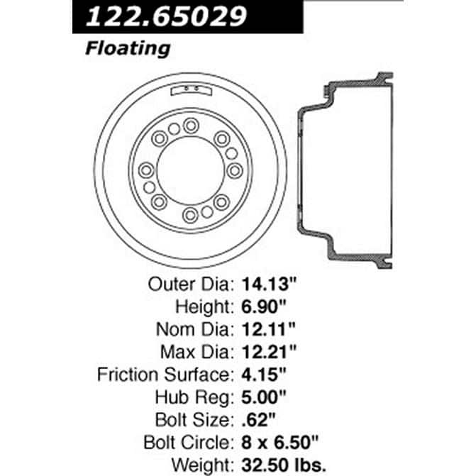 CEN CENTRIC PARTS 12265029