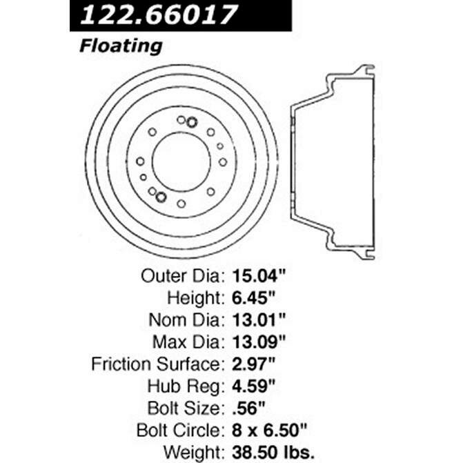 CEN CENTRIC PARTS 12266017