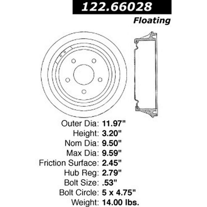 CEN CENTRIC PARTS 12266028