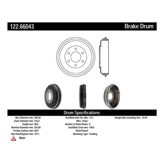 CEN CENTRIC PARTS 12266043