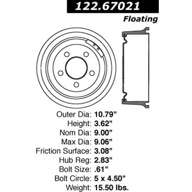 CEN CENTRIC PARTS 12267021
