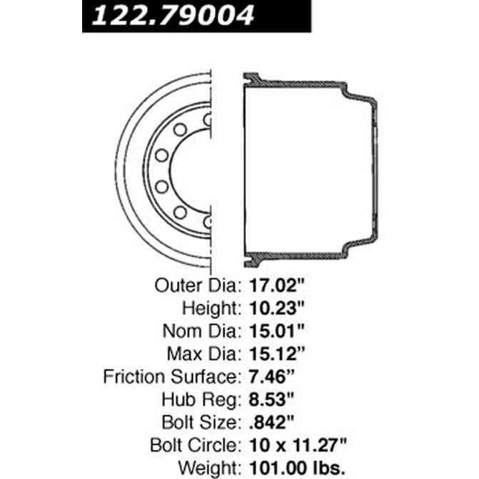 CEN CENTRIC PARTS 12279004