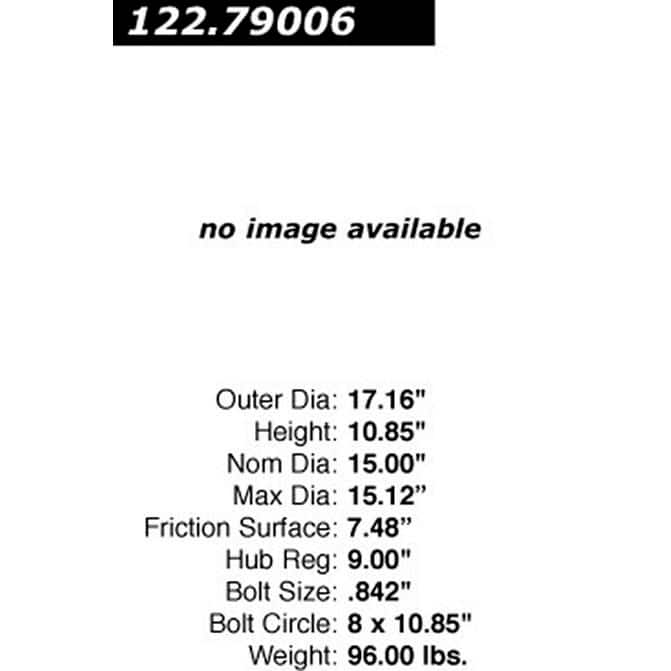CEN CENTRIC PARTS 12279006