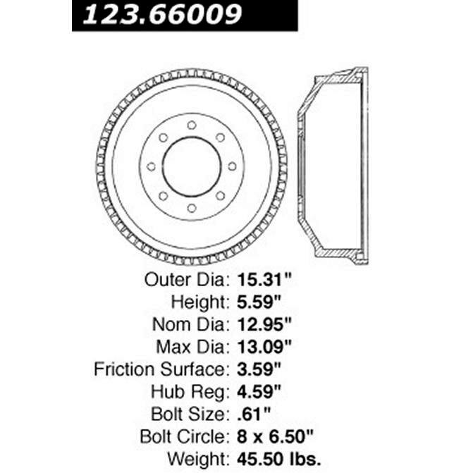 CEN CENTRIC PARTS 12366009