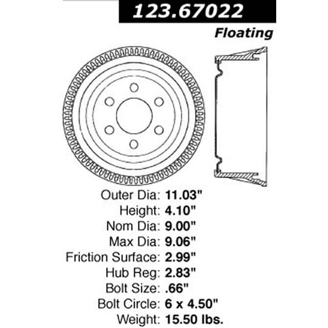 CEN CENTRIC PARTS 12367022