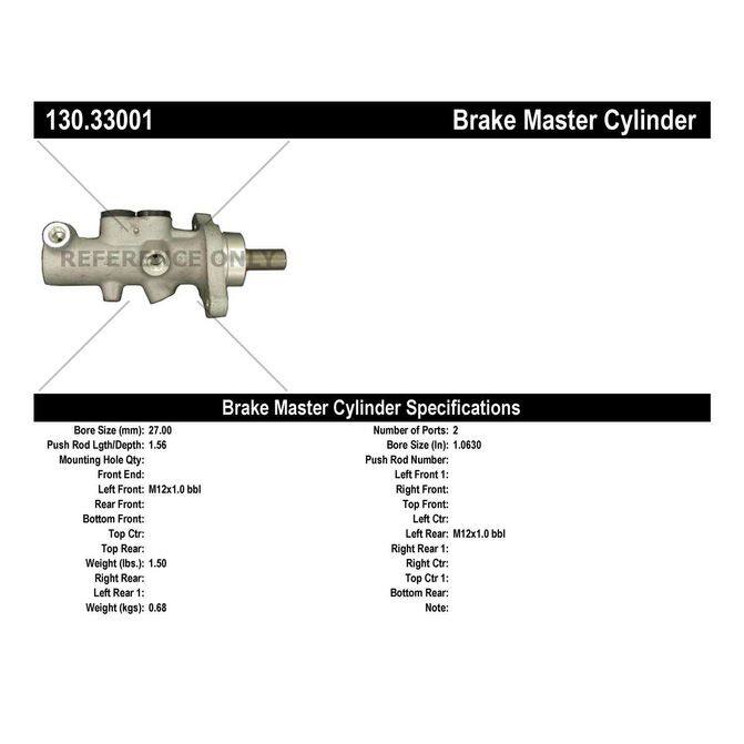 CEN CENTRIC PARTS 13033001