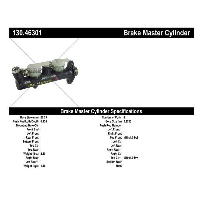 CEN CENTRIC PARTS 13046301