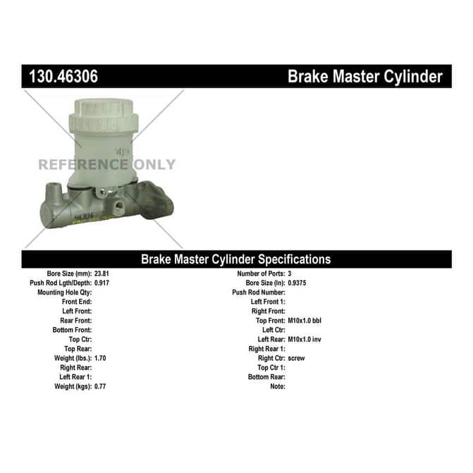 CEN CENTRIC PARTS 13046306