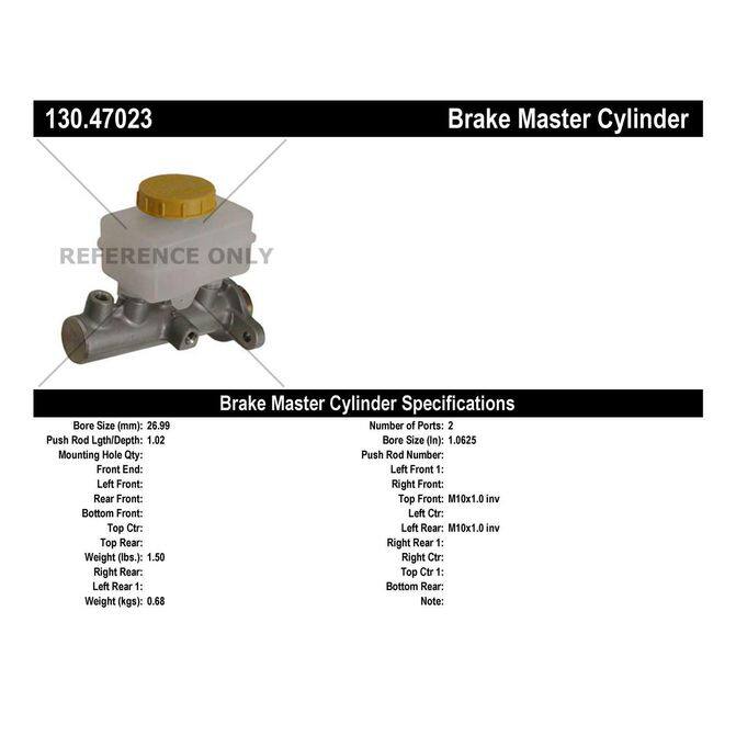 CEN CENTRIC PARTS 13047023