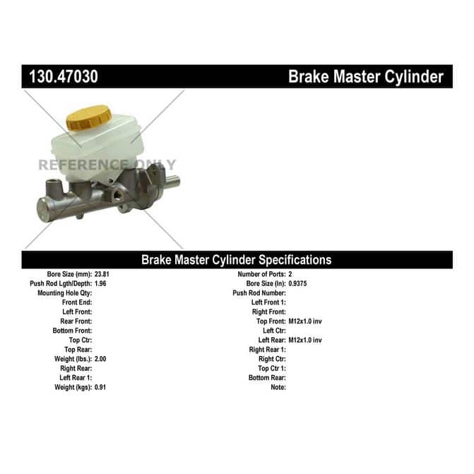 CEN CENTRIC PARTS 13047030