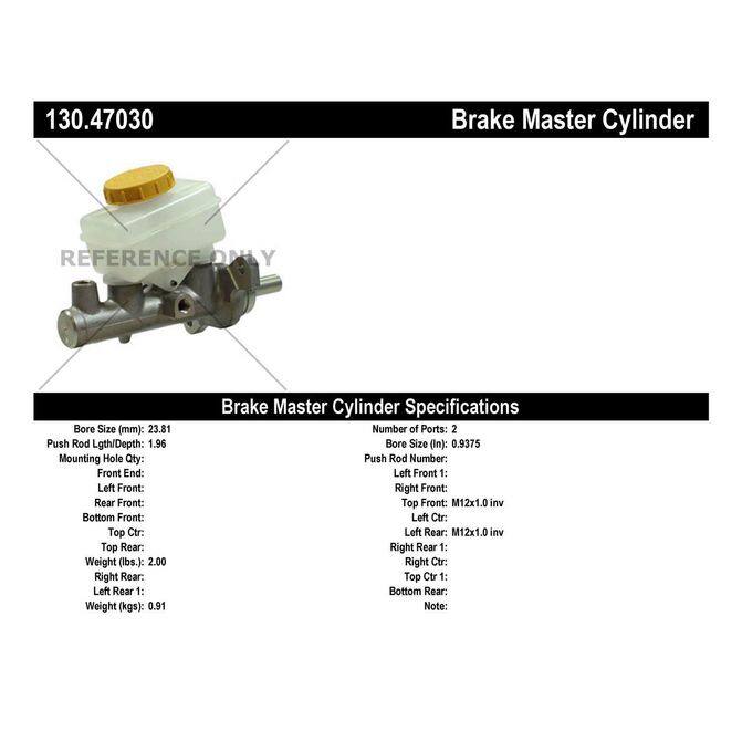 CEN CENTRIC PARTS 13047030