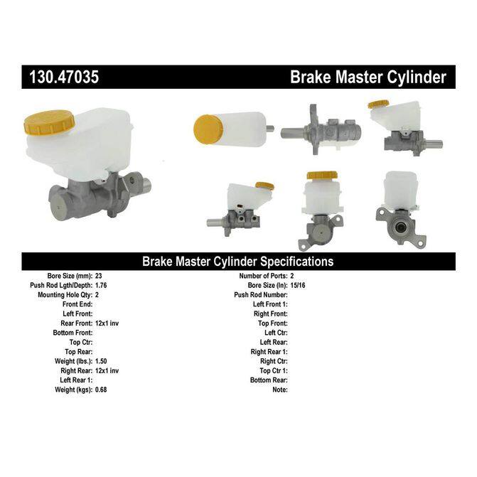 CEN CENTRIC PARTS 13047035