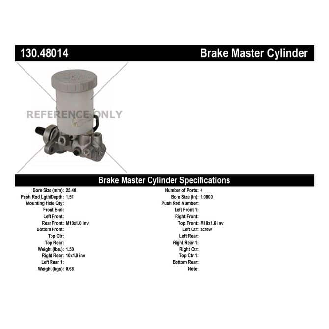 CEN CENTRIC PARTS 13048014