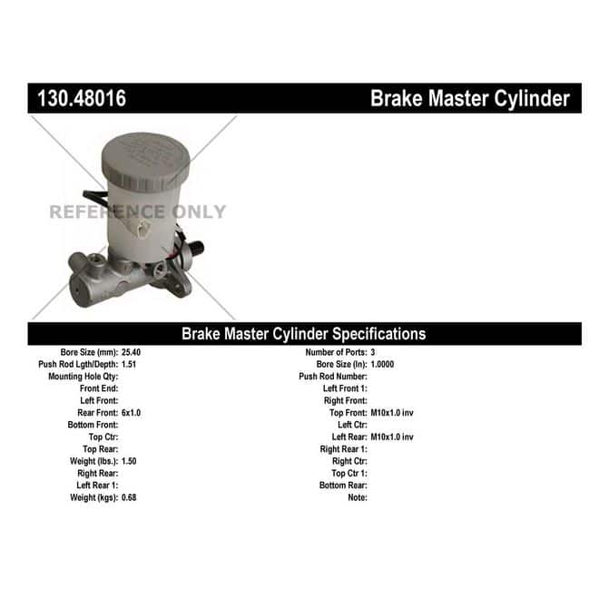CEN CENTRIC PARTS 13048016