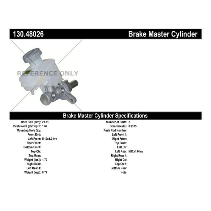 CEN CENTRIC PARTS 13048026