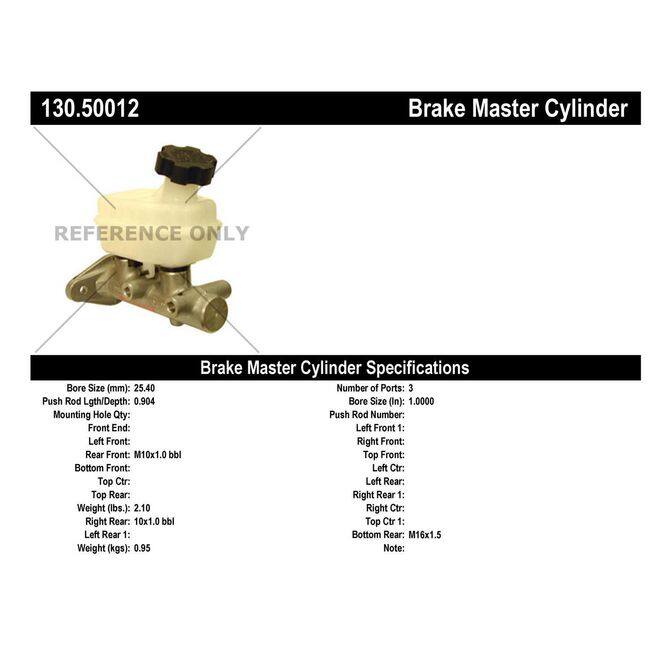 CEN CENTRIC PARTS 13050012