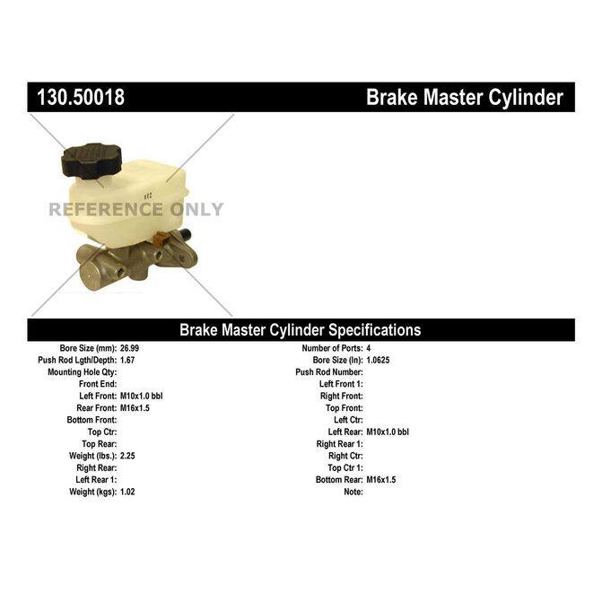CEN CENTRIC PARTS 13050018