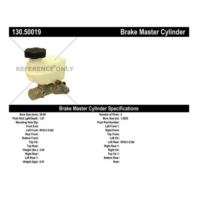 CEN CENTRIC PARTS 13050019