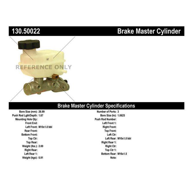 CEN CENTRIC PARTS 13050022