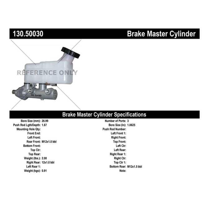 CEN CENTRIC PARTS 13050030