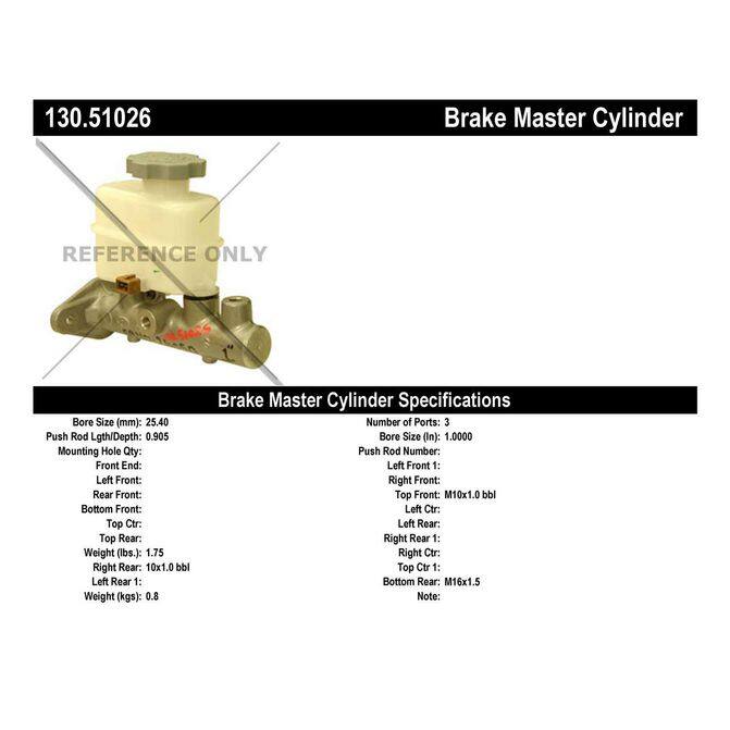 CEN CENTRIC PARTS 13051026
