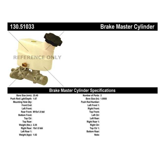 CEN CENTRIC PARTS 13051033