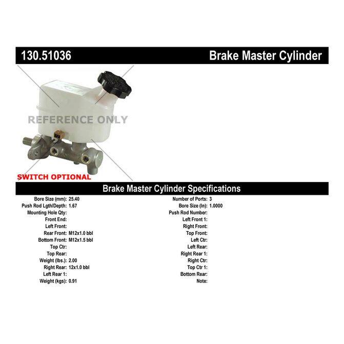 CEN CENTRIC PARTS 13051036