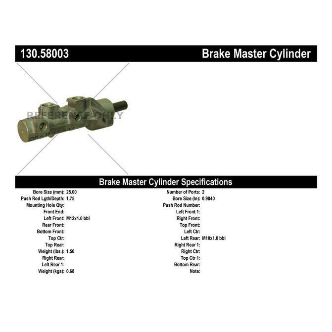 CEN CENTRIC PARTS 13058003