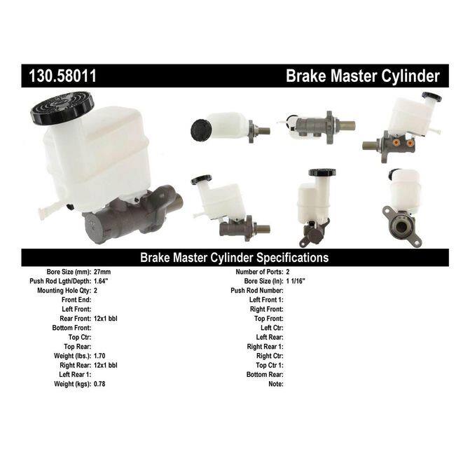 CEN CENTRIC PARTS 13058011