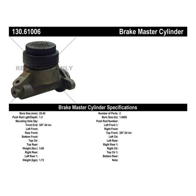 CEN CENTRIC PARTS 13061006