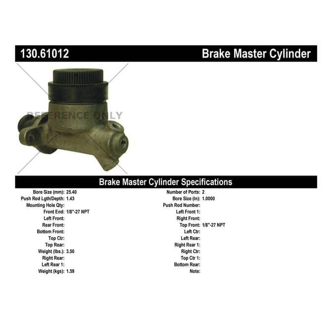 CEN CENTRIC PARTS 13061012