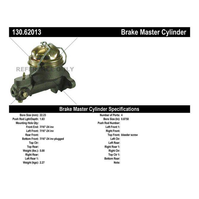 CEN CENTRIC PARTS 13062013