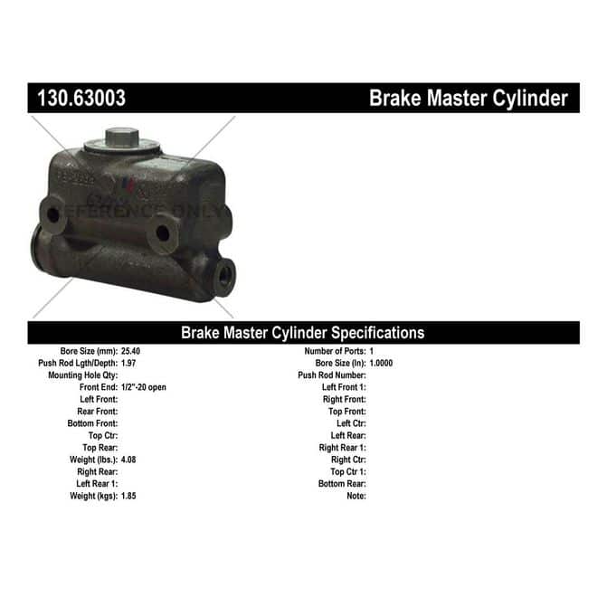 CEN CENTRIC PARTS 13063003