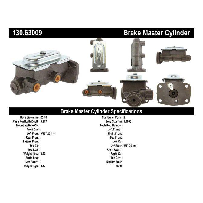 CEN CENTRIC PARTS 13063009