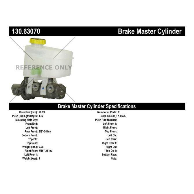 CEN CENTRIC PARTS 13063070