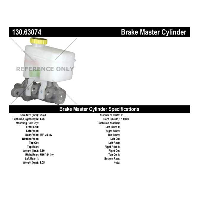 CEN CENTRIC PARTS 13063074