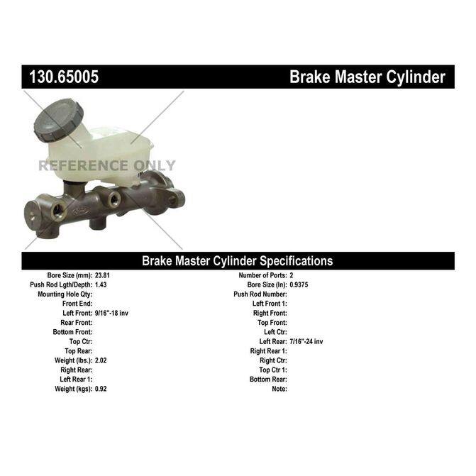 CEN CENTRIC PARTS 13065005