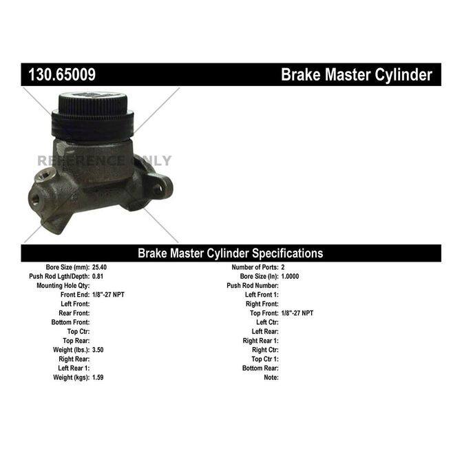 CEN CENTRIC PARTS 13065009