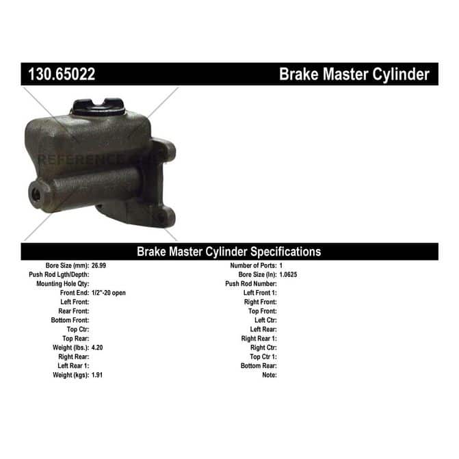 CEN CENTRIC PARTS 13065022