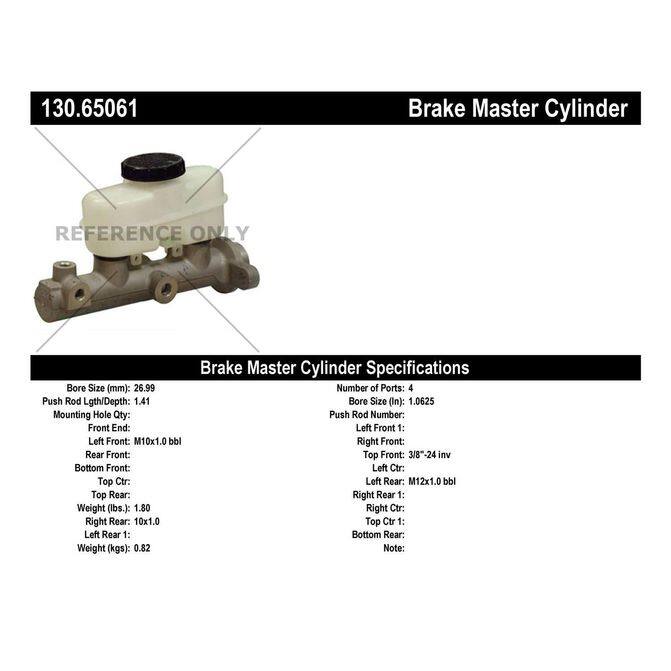 CEN CENTRIC PARTS 13065061