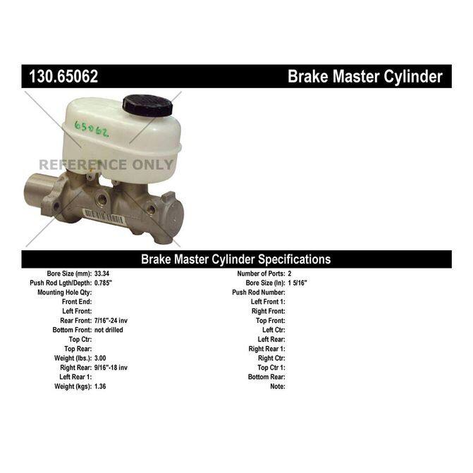 CEN CENTRIC PARTS 13065062